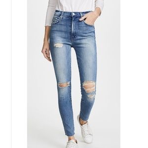 Never worn, ankle fray jeans MOTHER, Size 28